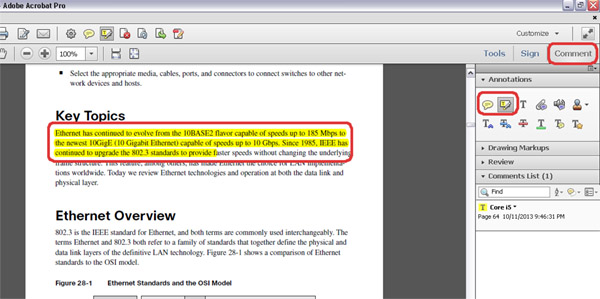 adobe pdf reader highlight text shortcut